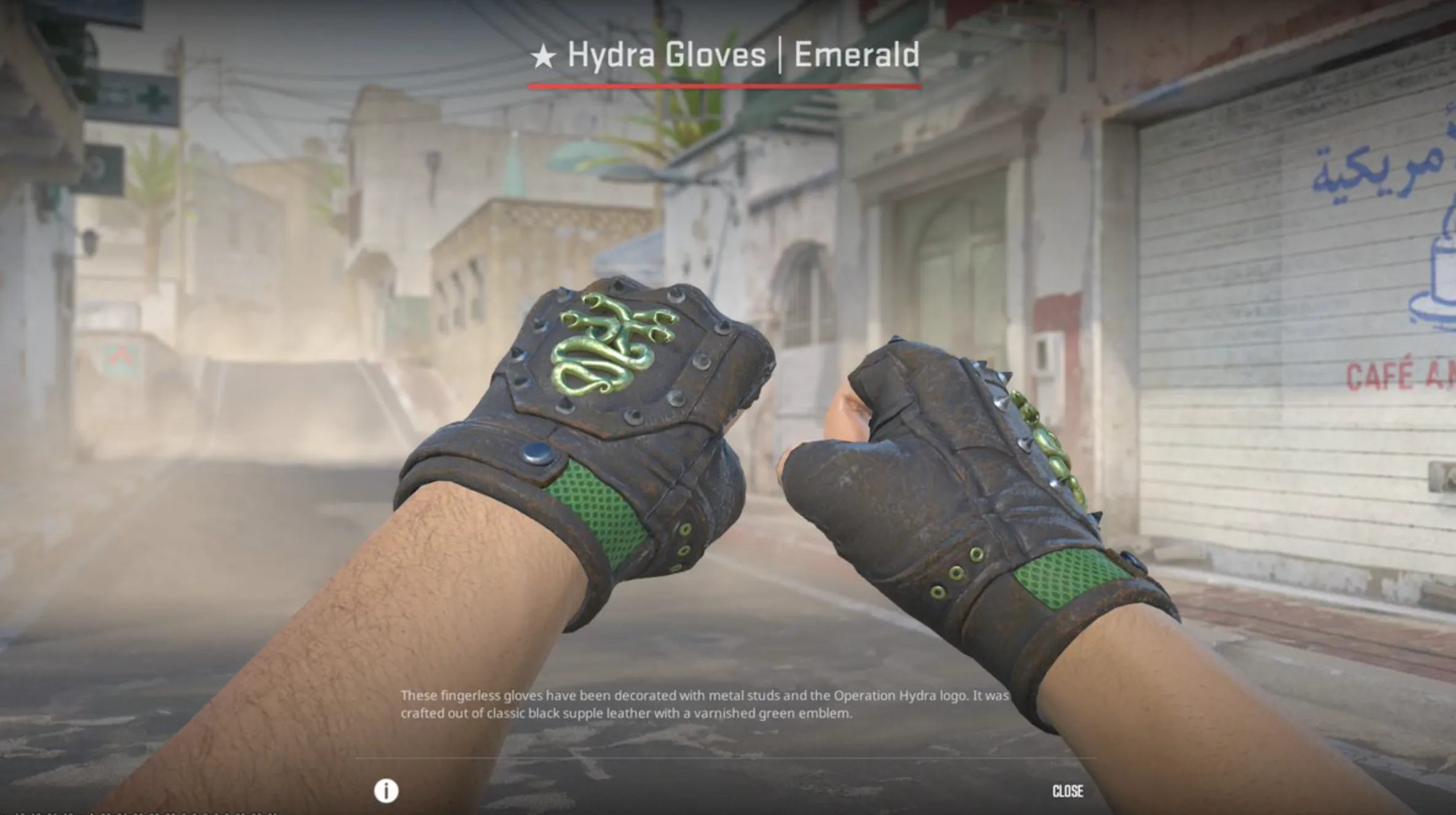 Hydra Gloves Emerald cheap